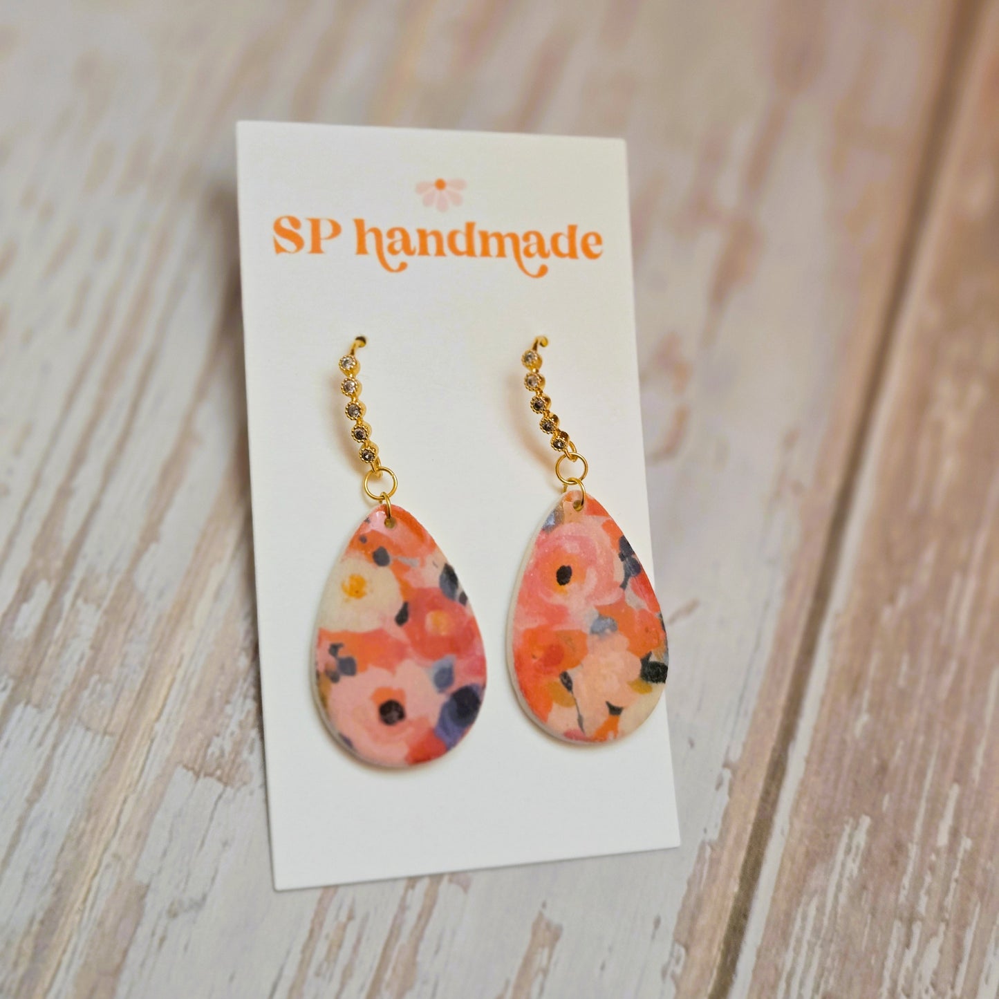 Bright Florals | Polymer Clay Earrings