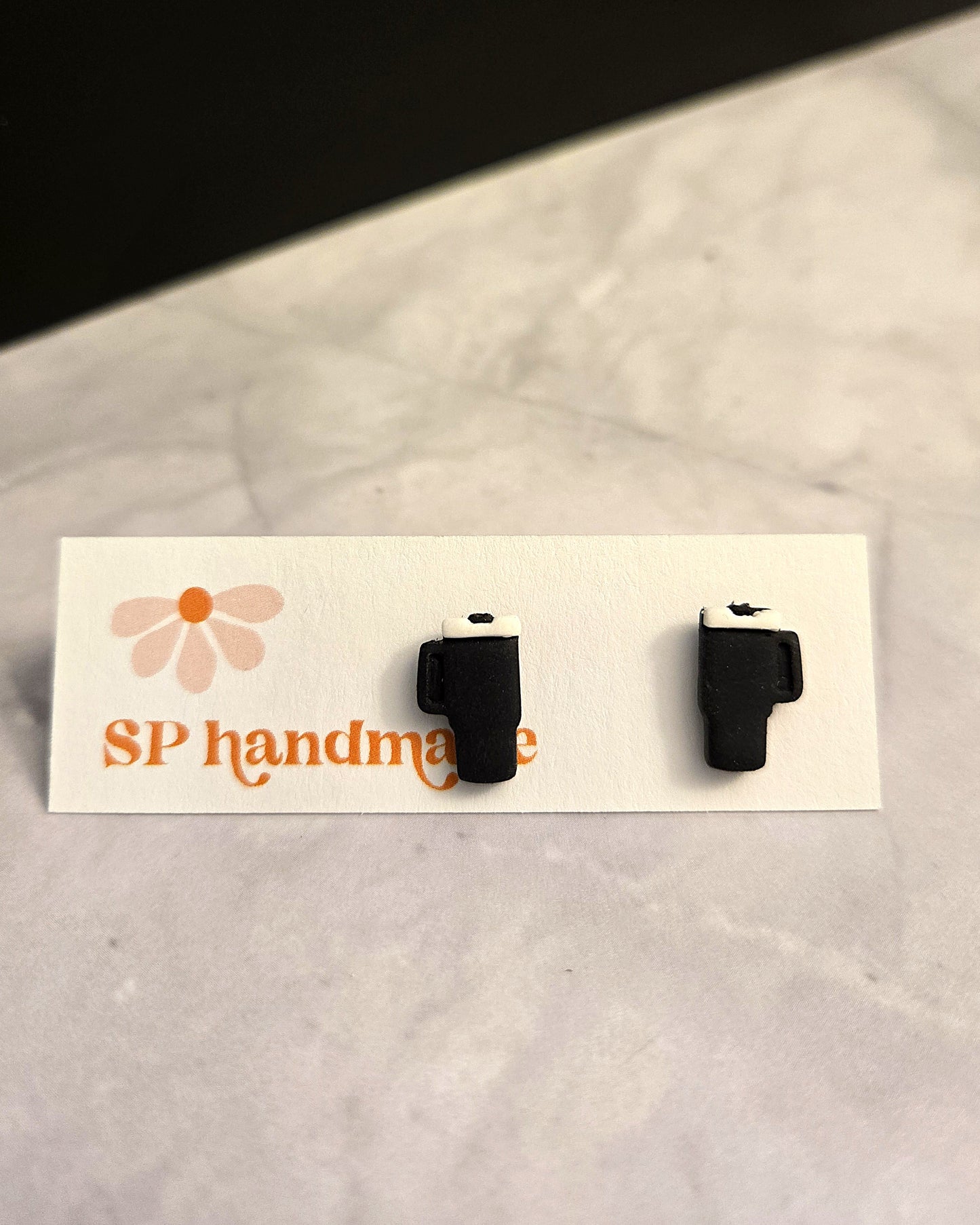 40oz Cup Studs | Polymer Clay Earrings