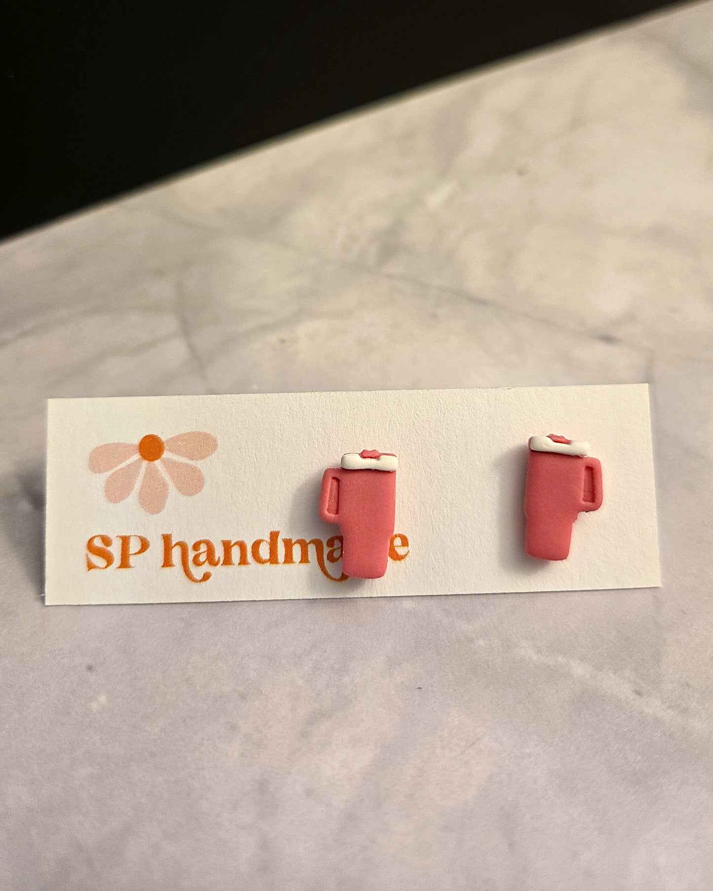 40oz Cup Studs | Polymer Clay Earrings
