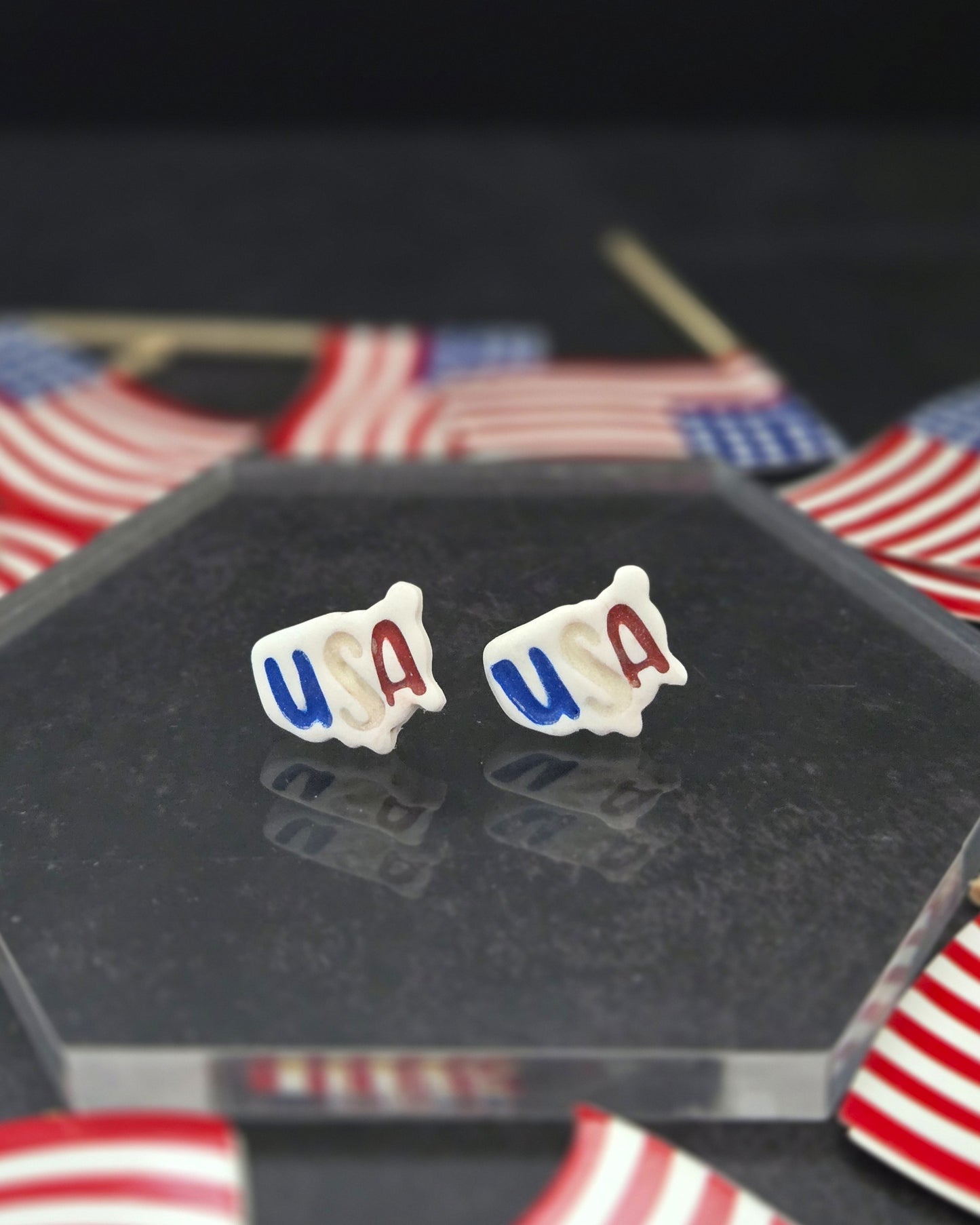 USA | Polymer Clay Earrings