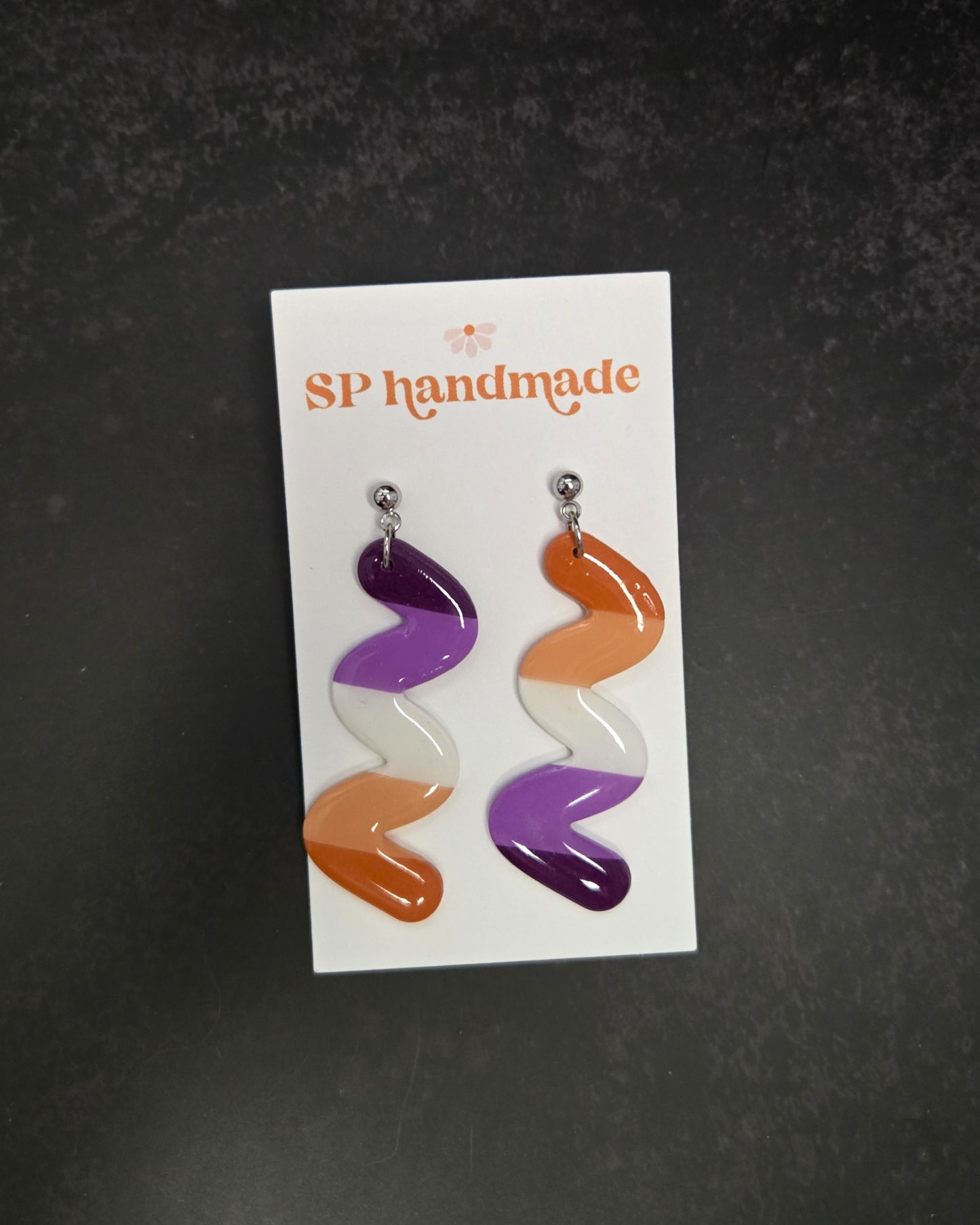 Lesbian Pride Collection | Polymer Clay Earrings