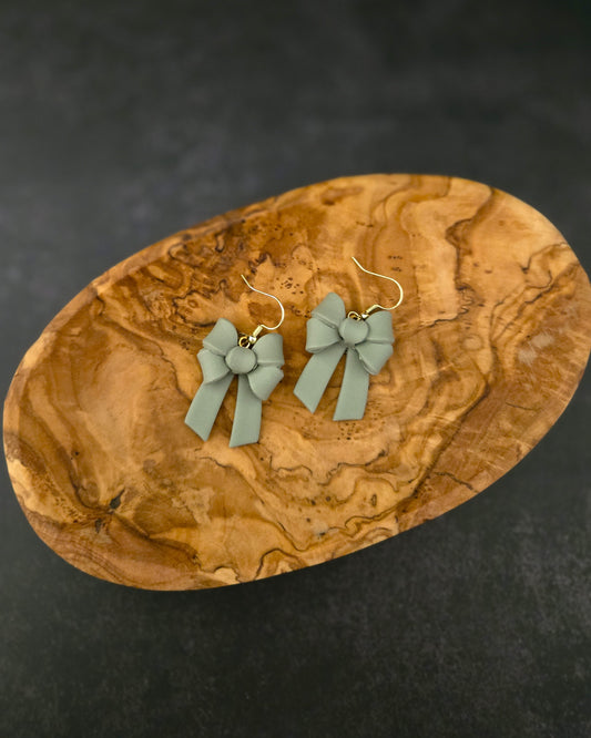 Ribbon Bows | Polymer Clay Earrings