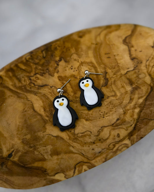 Penguins | Polymer Clay Earrings