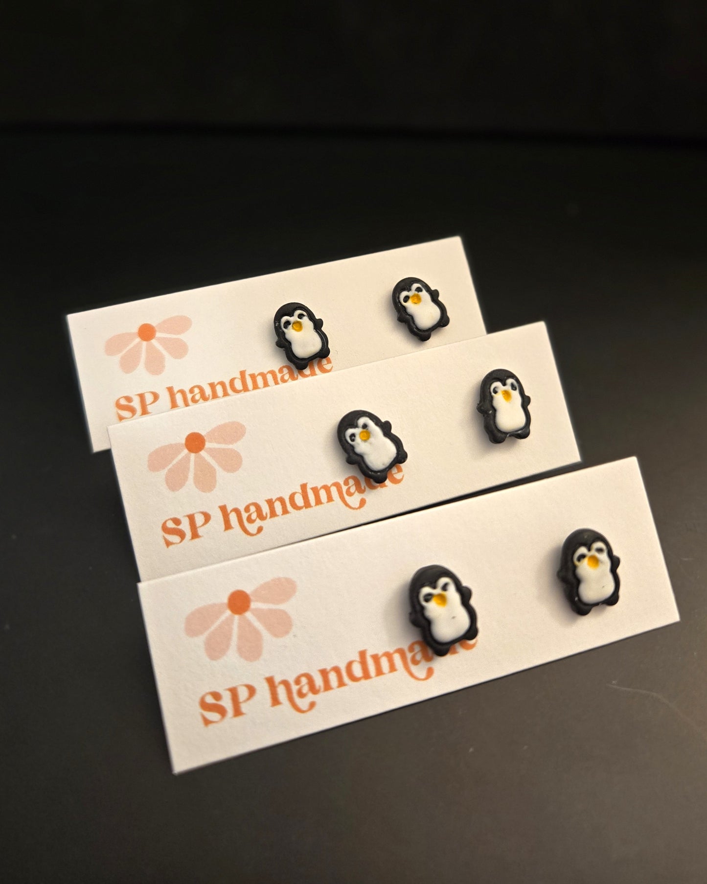 Penguins | Polymer Clay Earrings