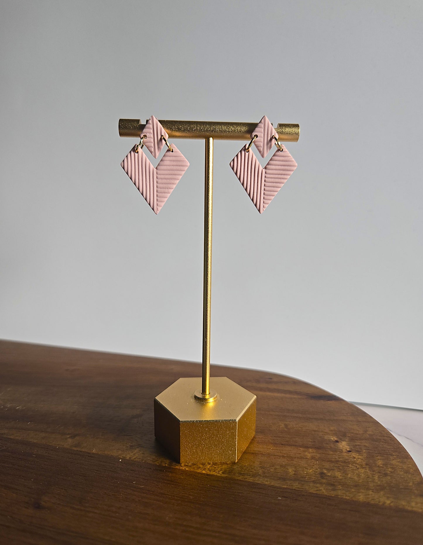 Modern Blush | Polymer Clay Earrings
