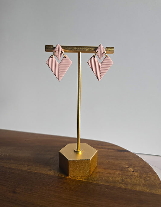 Modern Blush | Polymer Clay Earrings