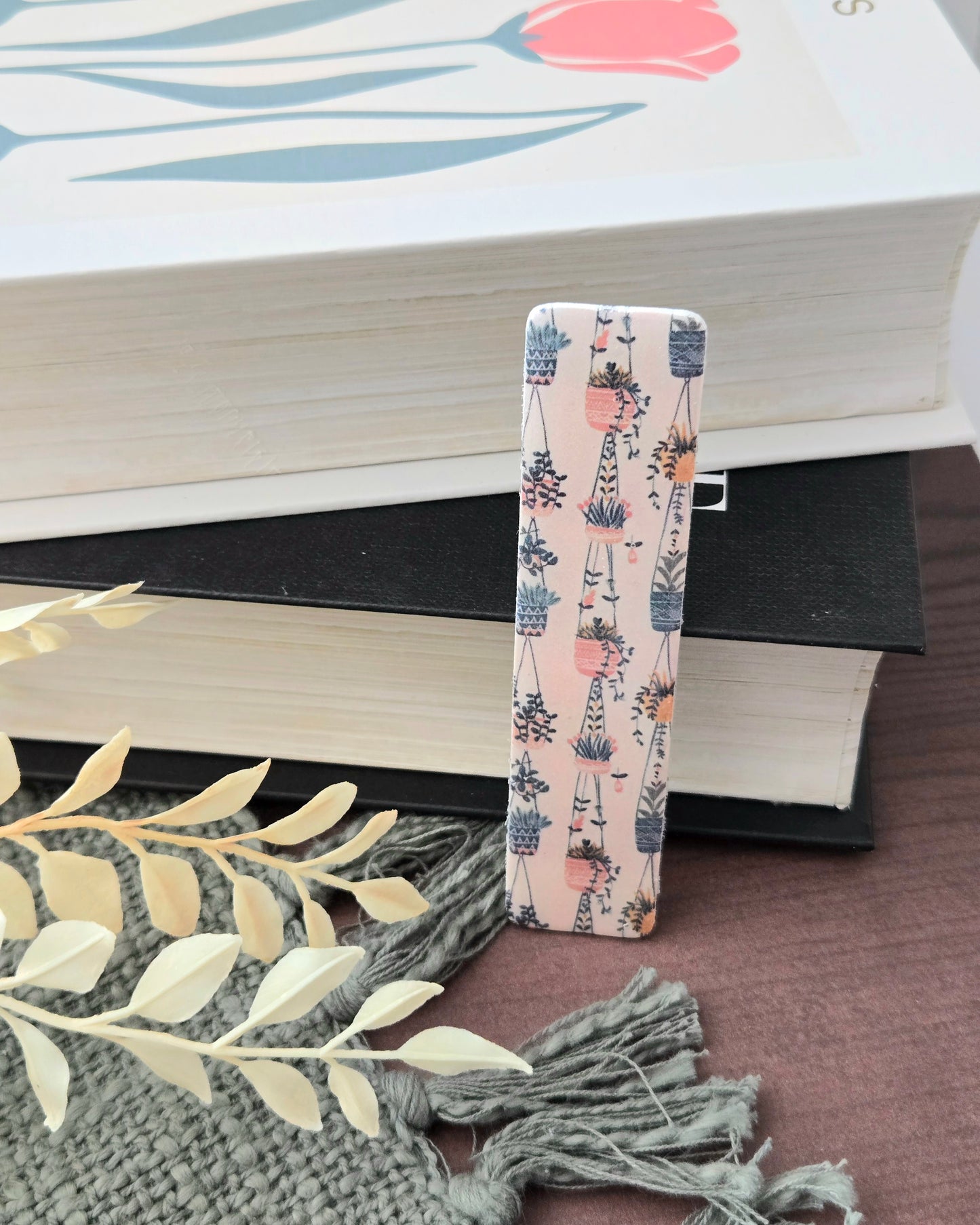 Plant Lover Clay Bookmark
