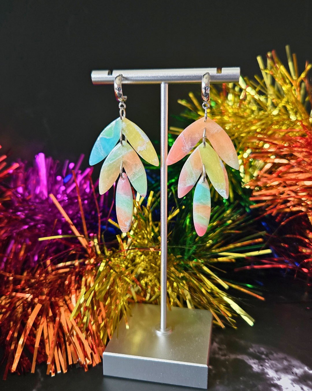 Marble Pride | Polymer Clay Earrings