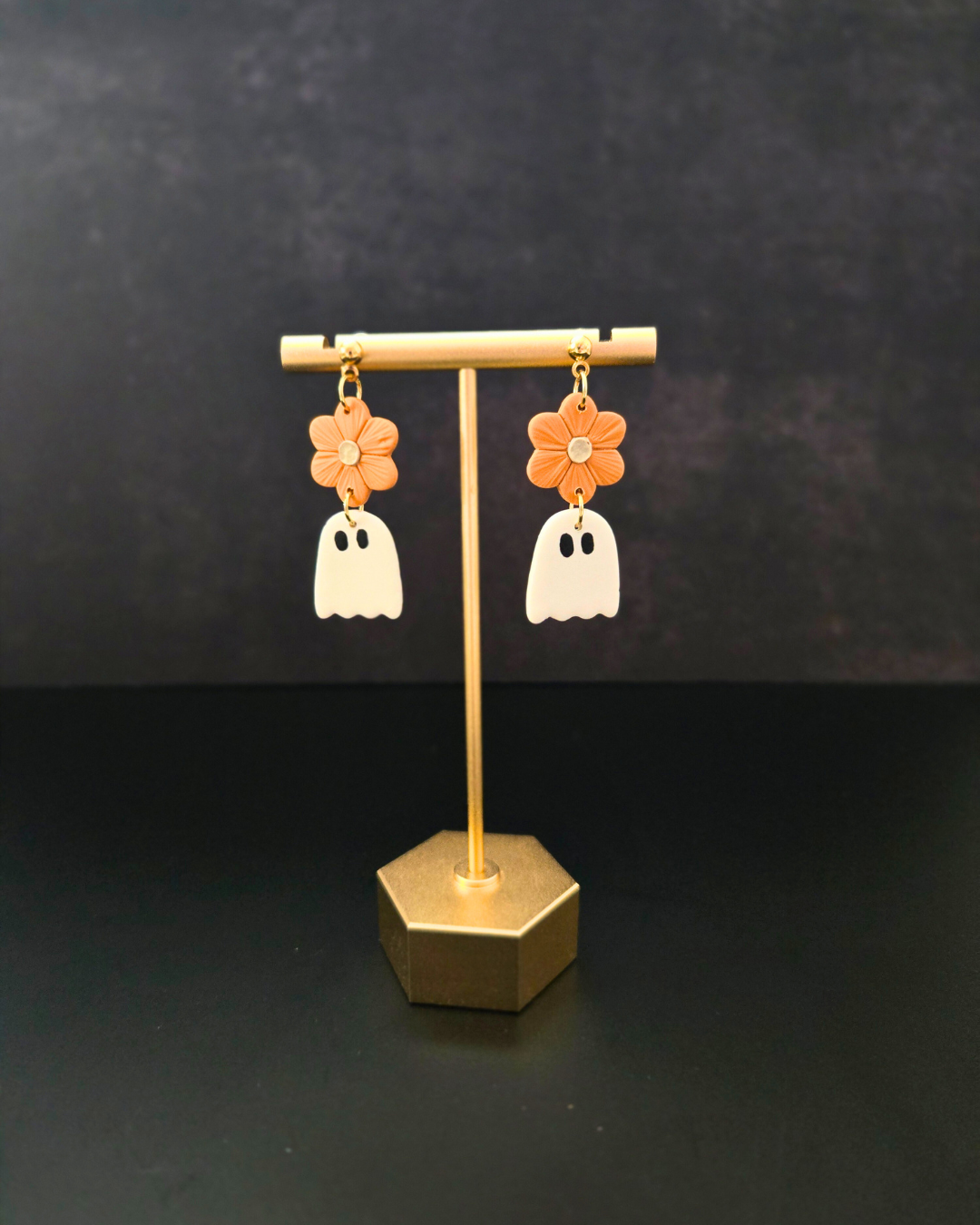 Floral Ghosts | Polymer Clay Earrings