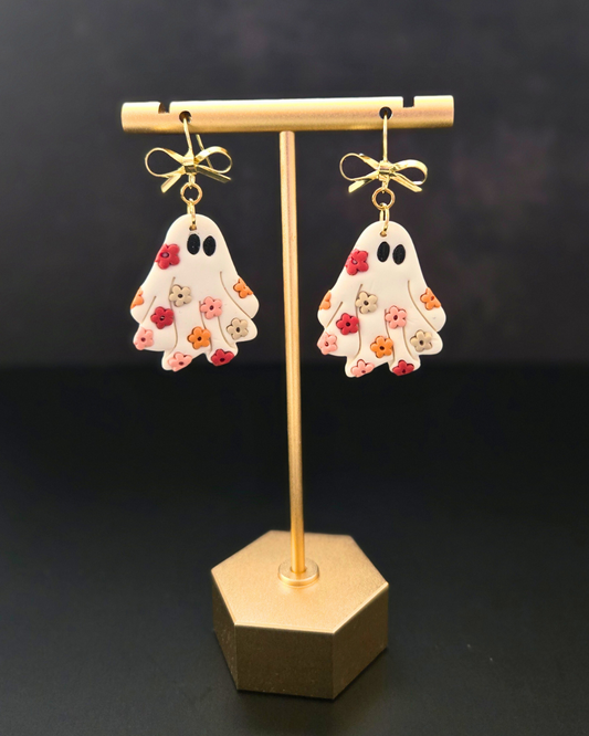 Flower Ghosts | Polymer Clay Earrings