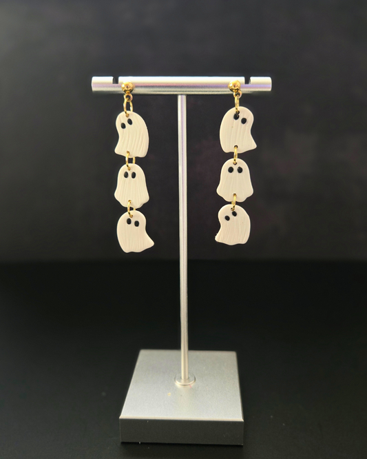 Dancing Ghosts | Polymer Clay Earrings
