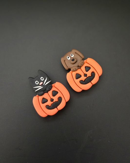 Animal Pumpkin Magnets