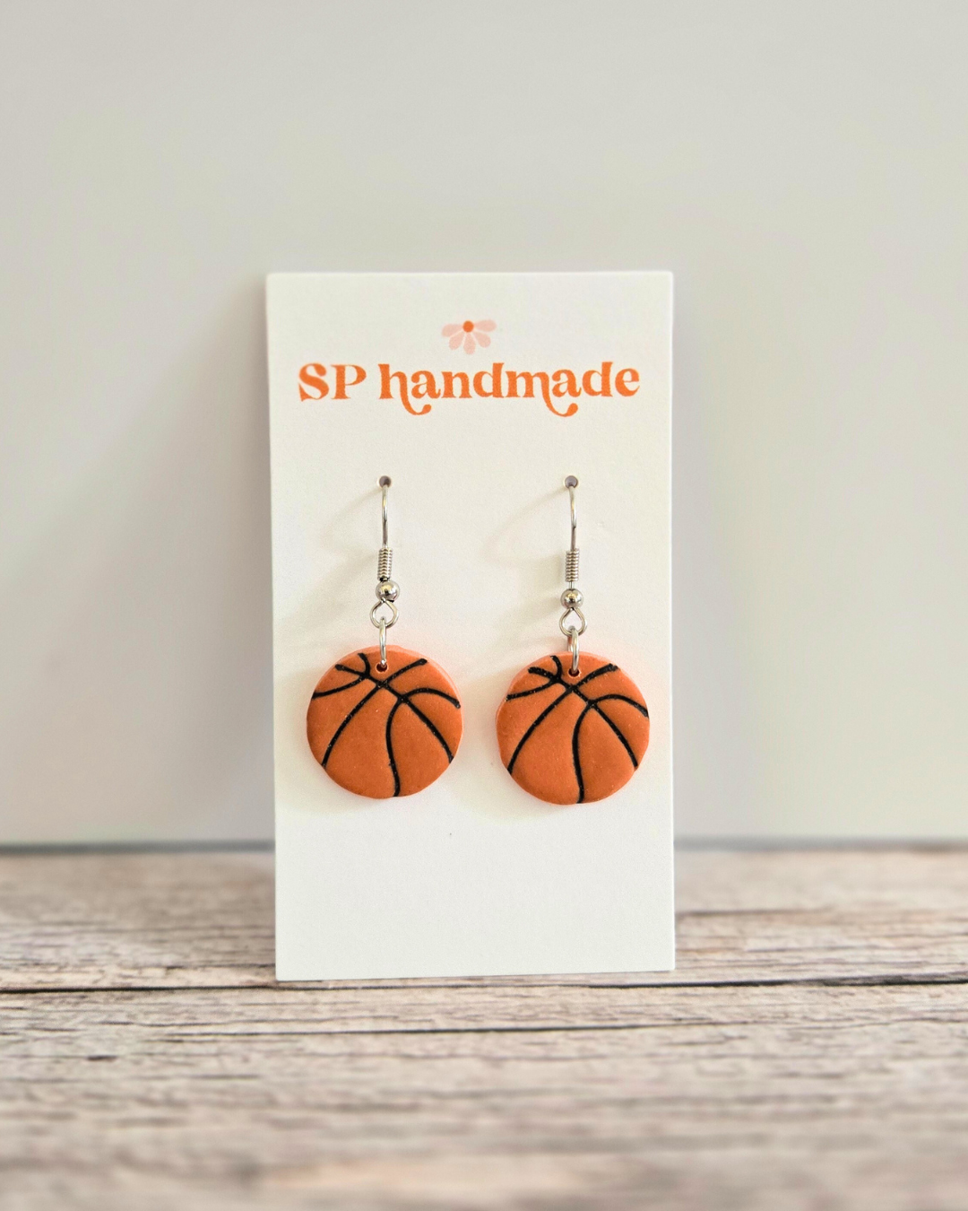 Sports Ball Dangles | Polymer Clay Earrings