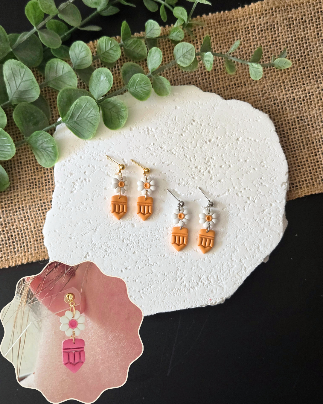 Bloom & Learn | Polymer Clay Earrings
