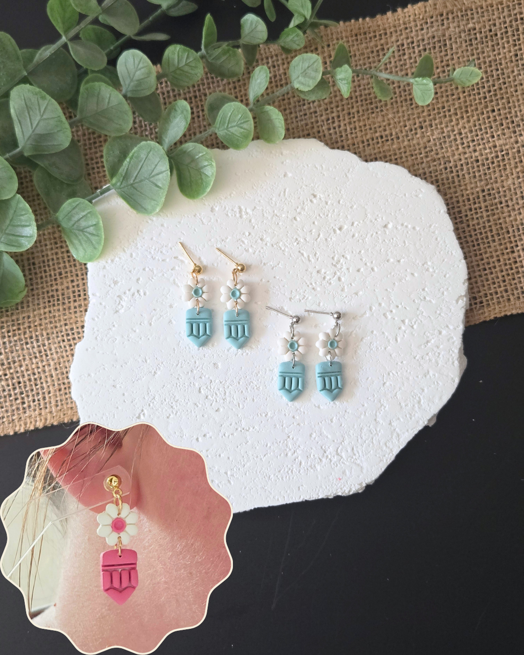 Bloom & Learn | Polymer Clay Earrings