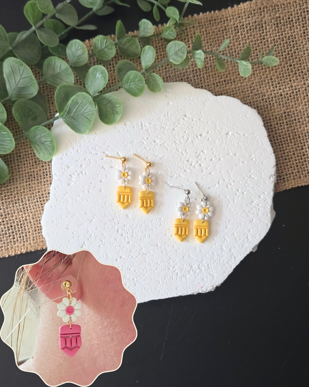 Bloom & Learn | Polymer Clay Earrings