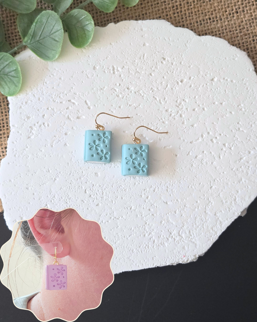 Blooming Chapters | Polymer Clay Earrings