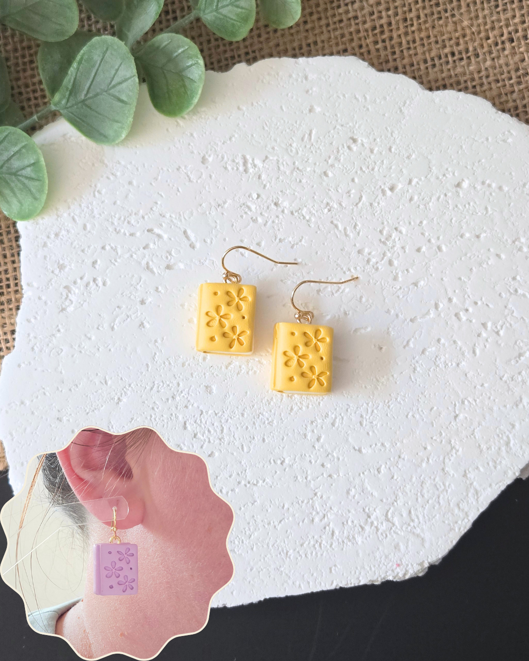 Blooming Chapters | Polymer Clay Earrings
