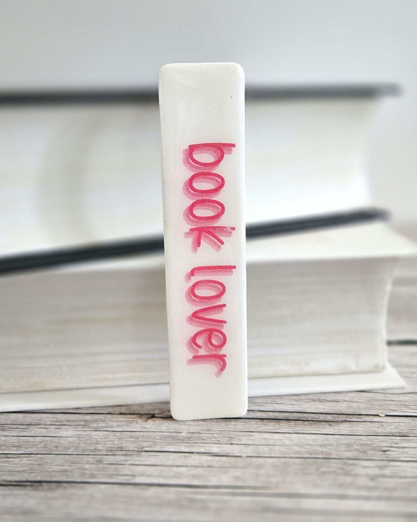 Book Lover Clay Bookmark