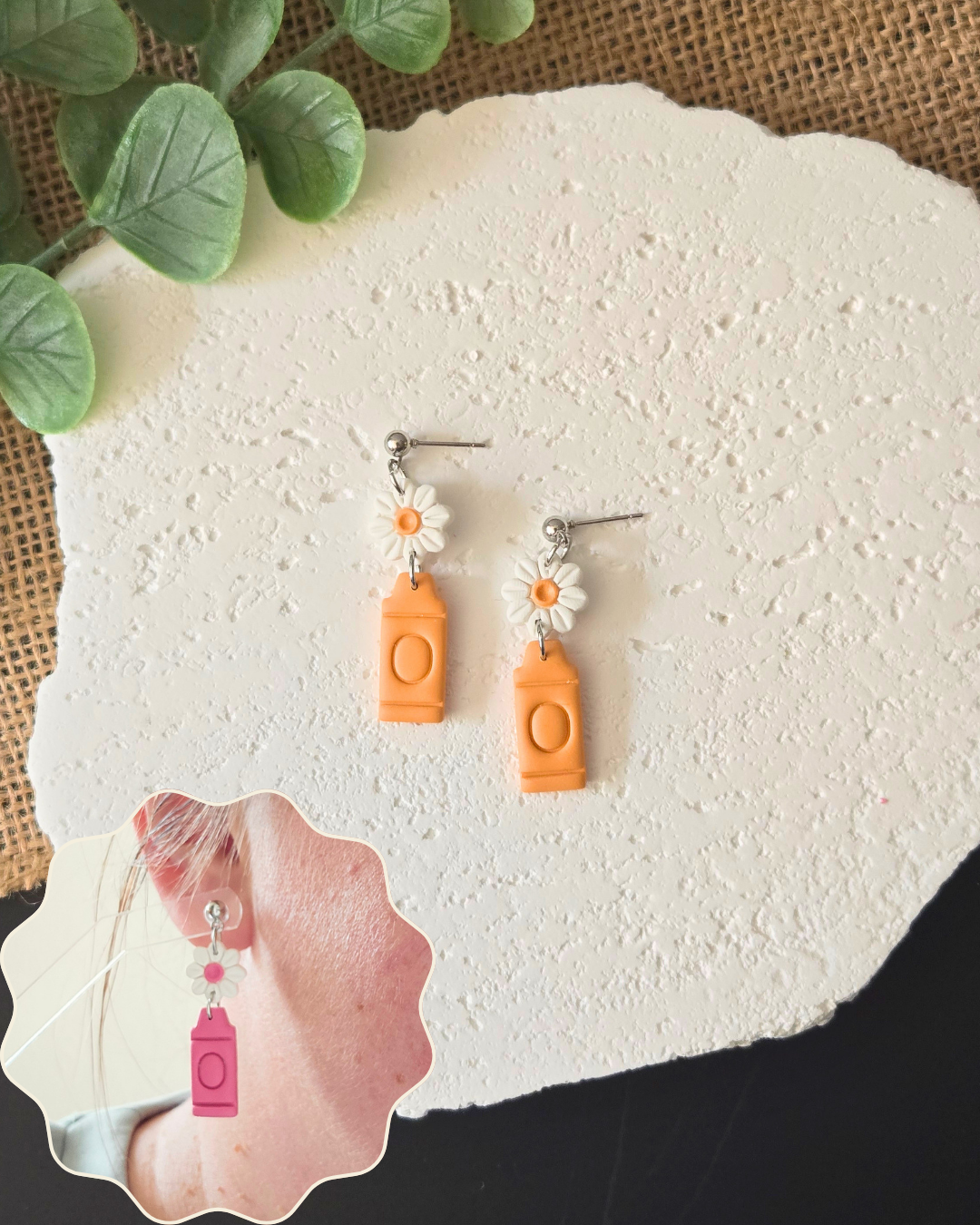 Creative Blooms | Polymer Clay Earrings