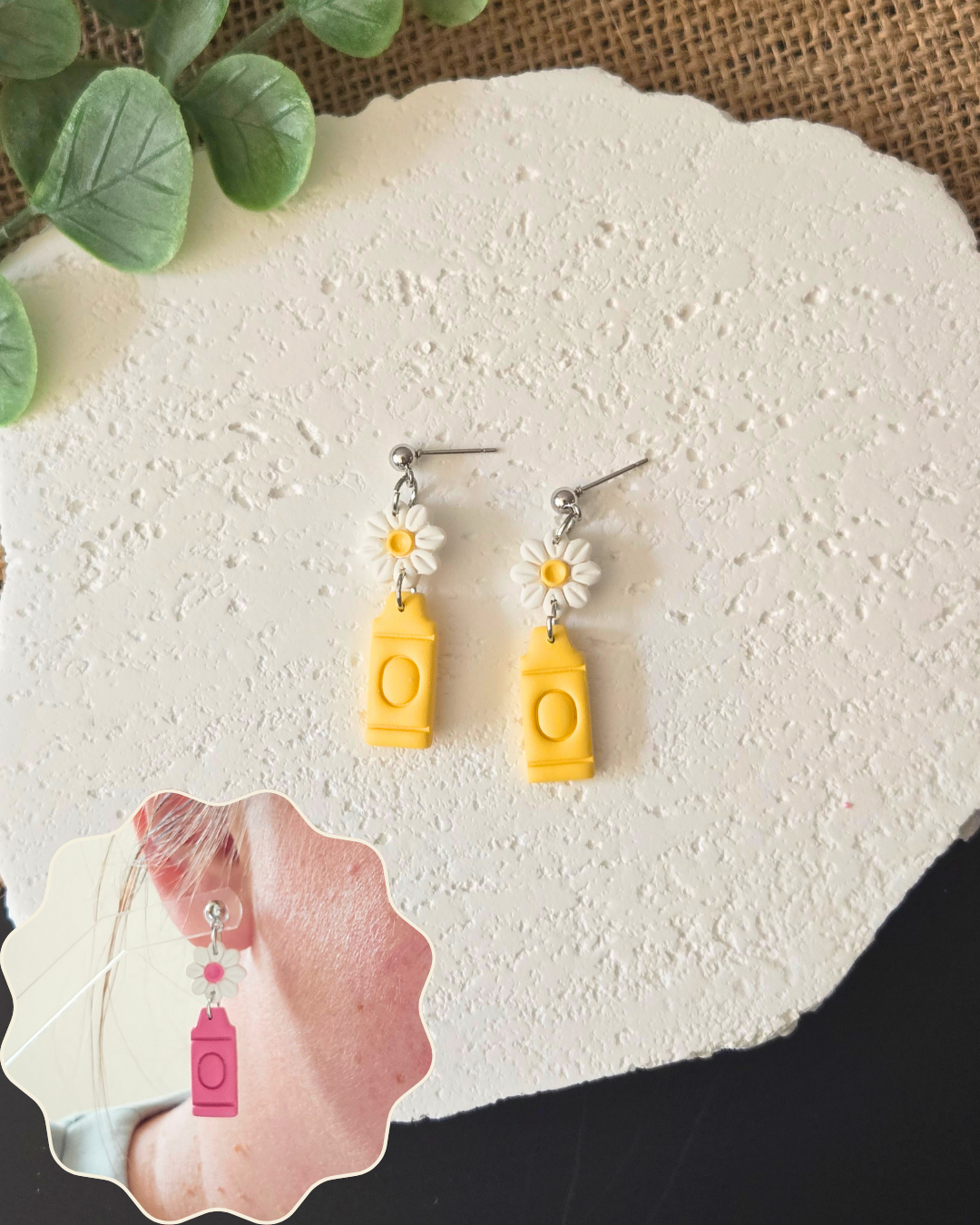 Creative Blooms | Polymer Clay Earrings