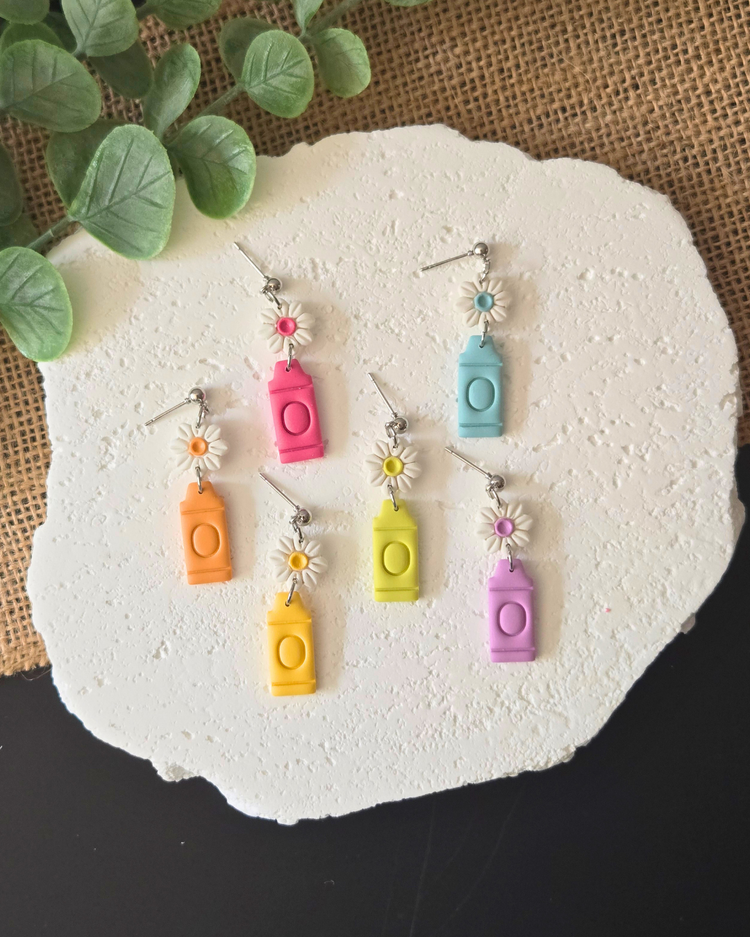 Creative Blooms | Polymer Clay Earrings