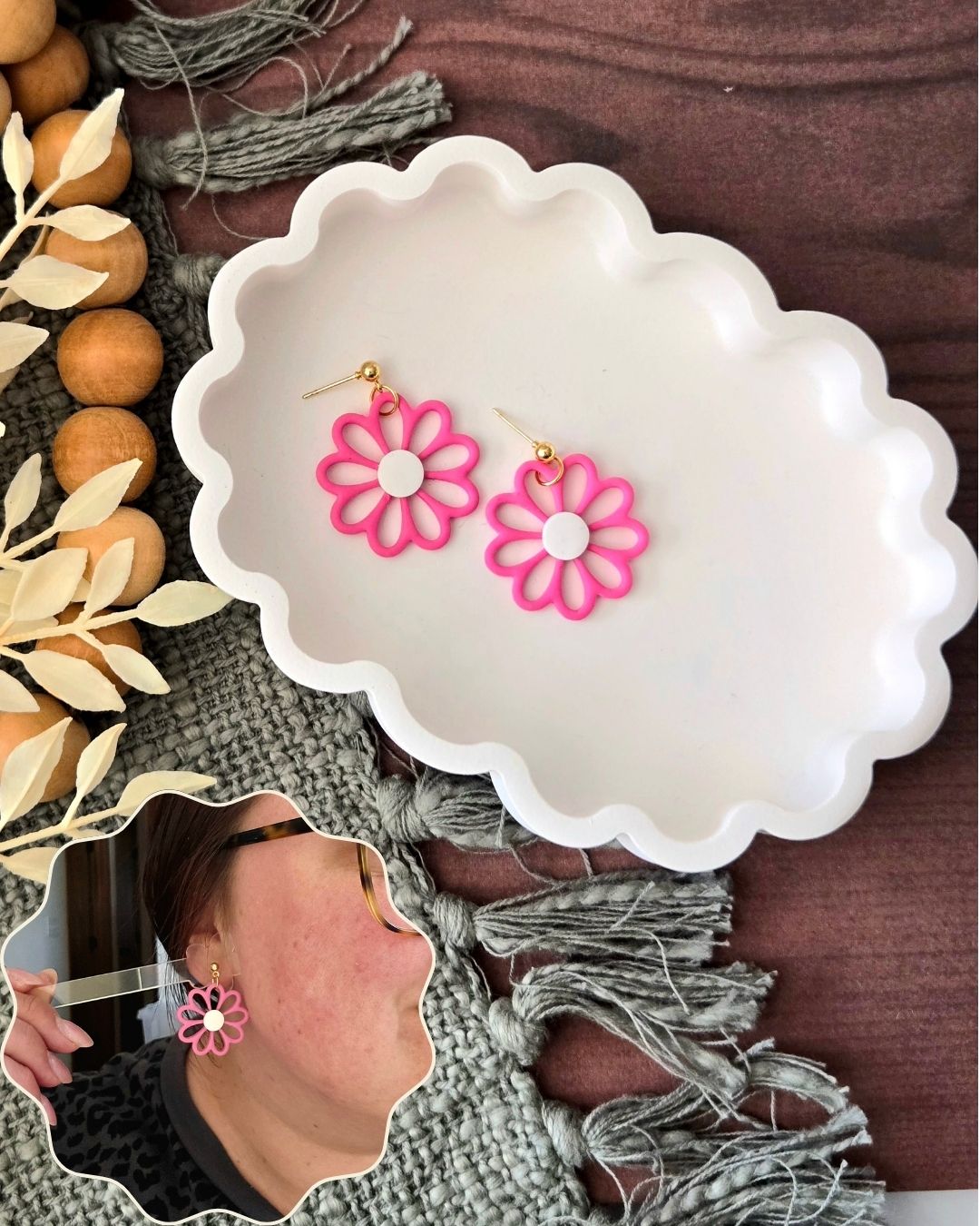 Daisy Days | Polymer Clay Earrings