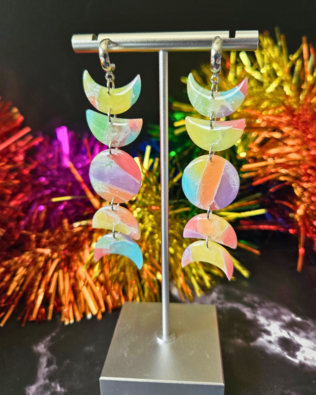 Marble Pride | Polymer Clay Earrings