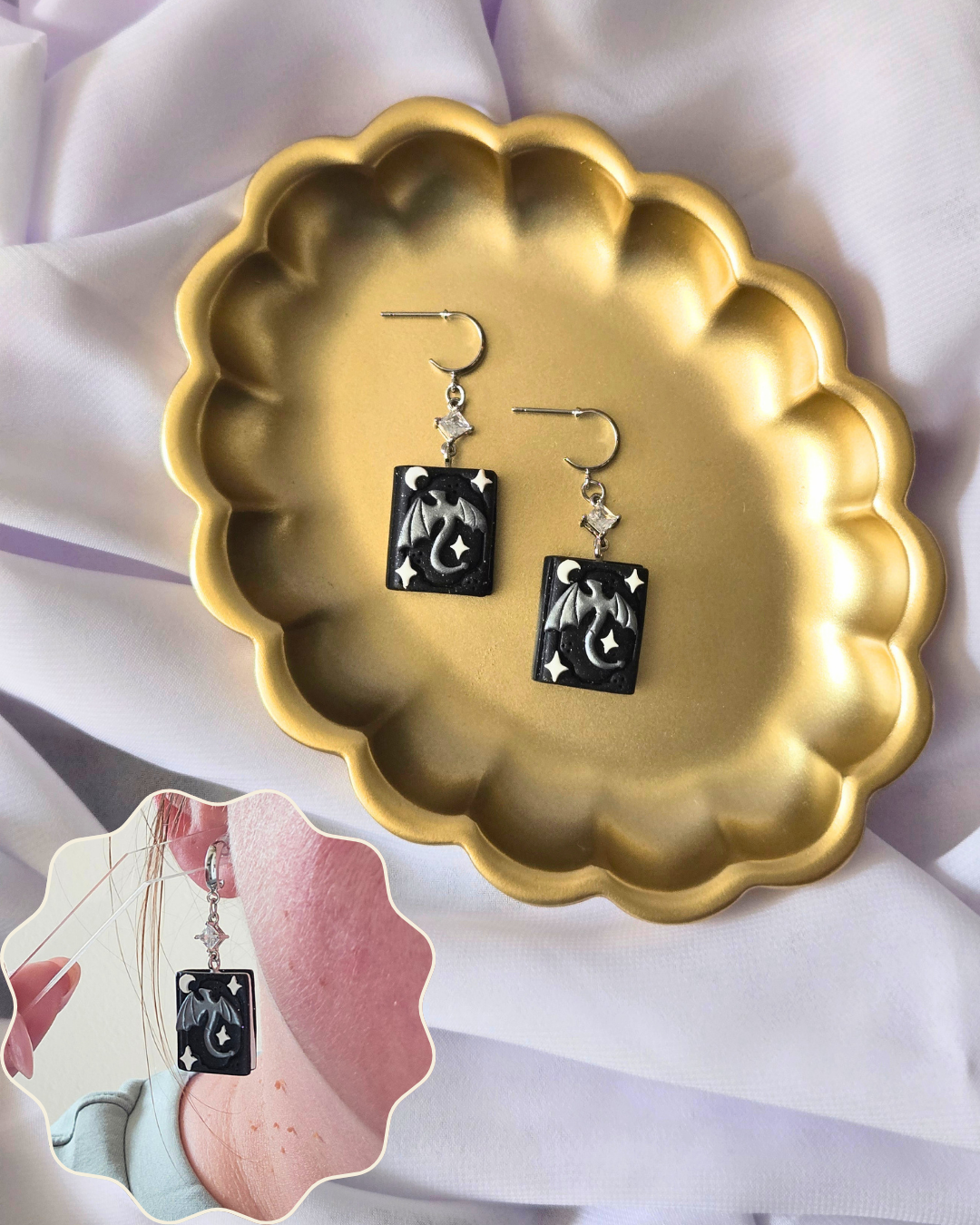 Nightfall Chronicles | Polymer Clay Earrings