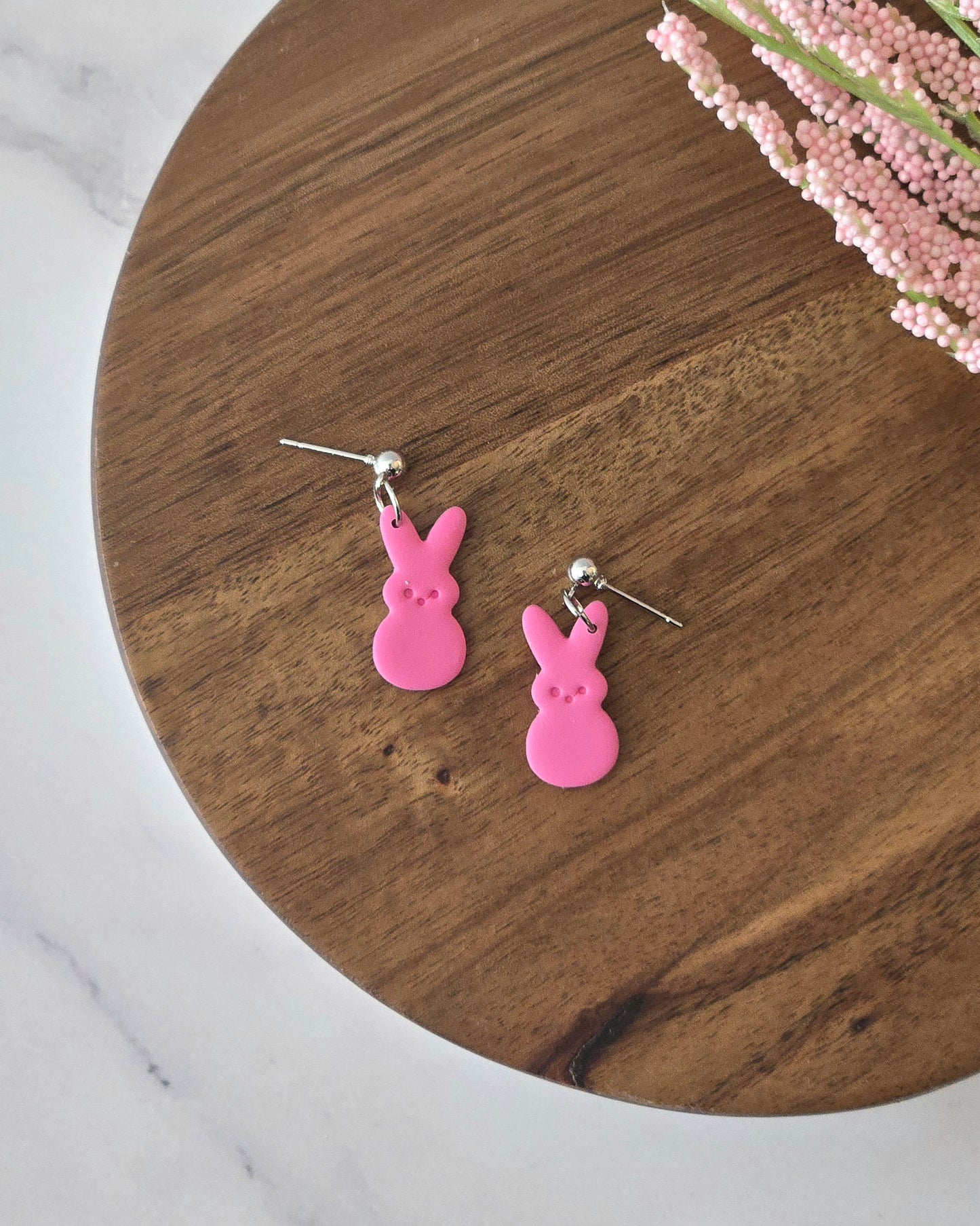 Peep Bunnies | Polymer Clay Earrings