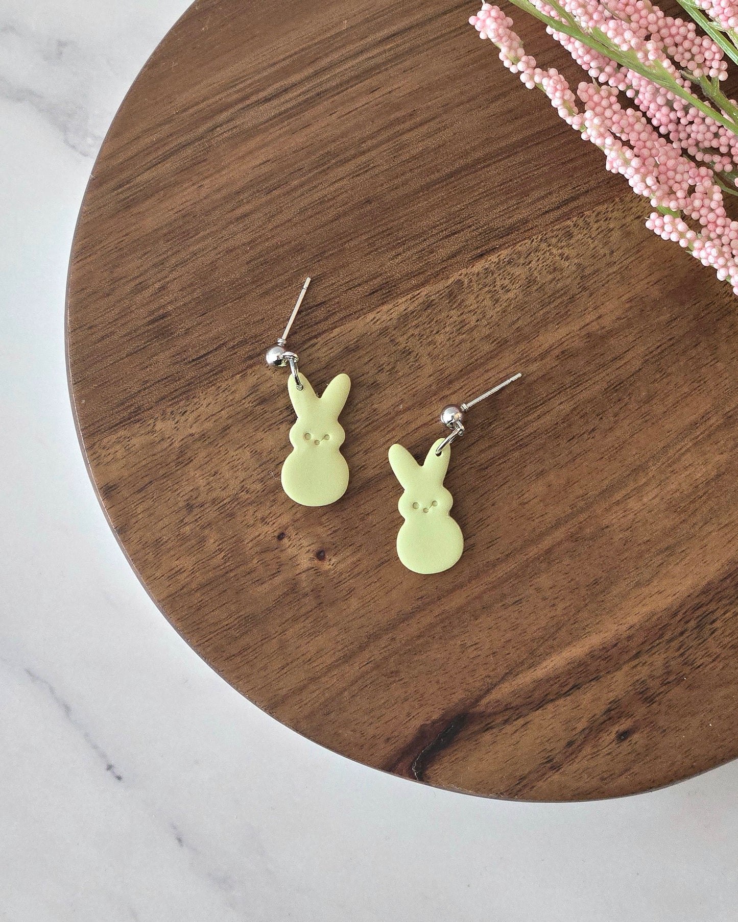 Peep Bunnies | Polymer Clay Earrings