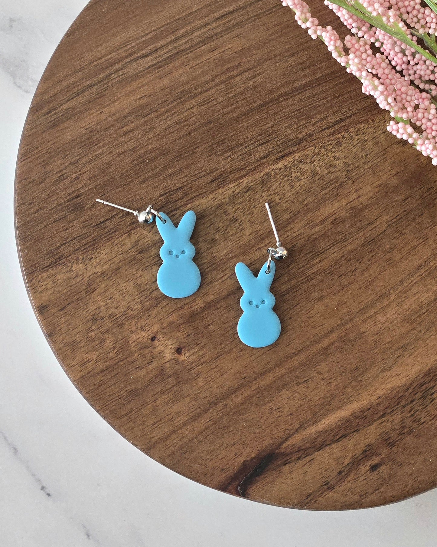 Peep Bunnies | Polymer Clay Earrings