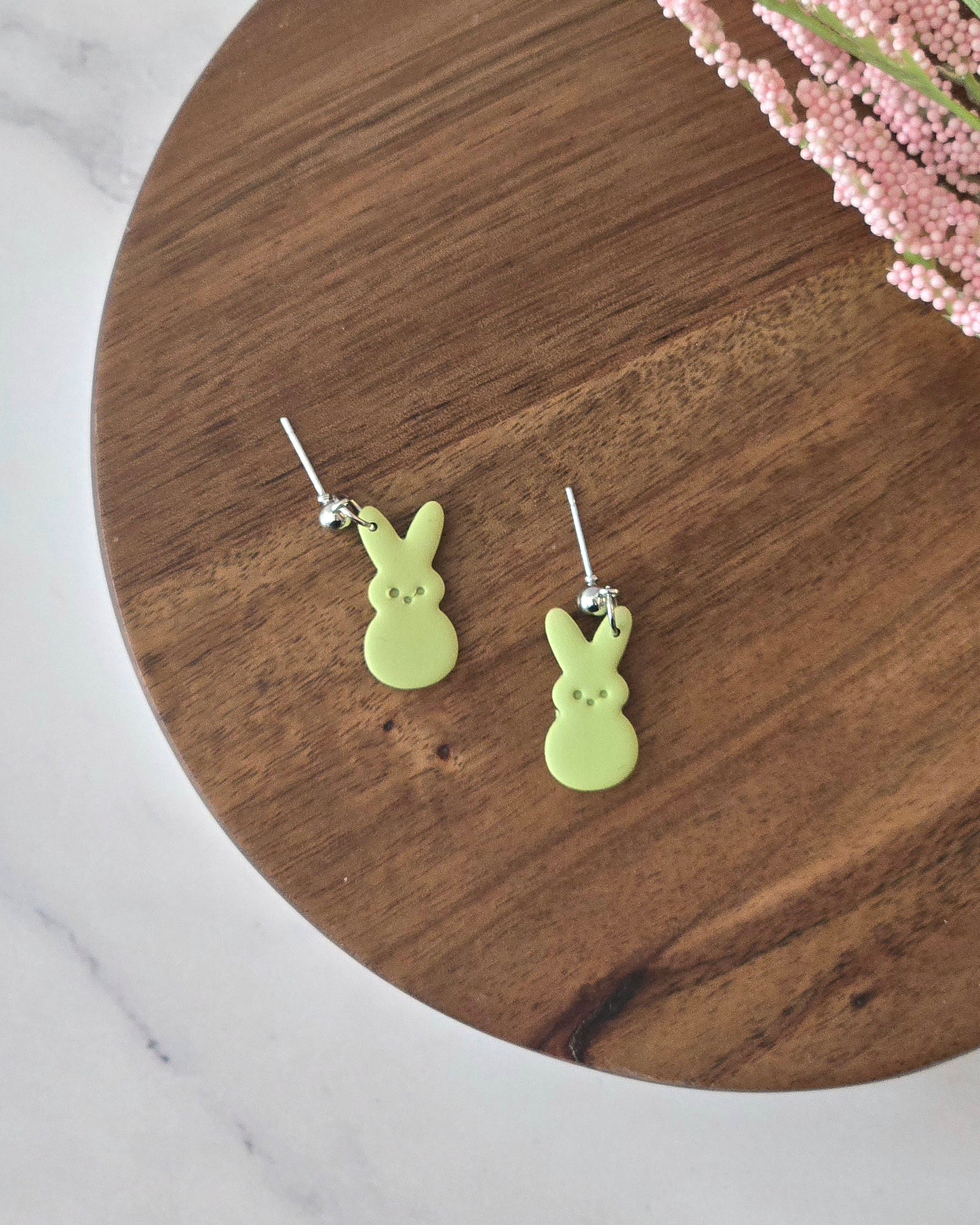 Peep Bunnies | Polymer Clay Earrings