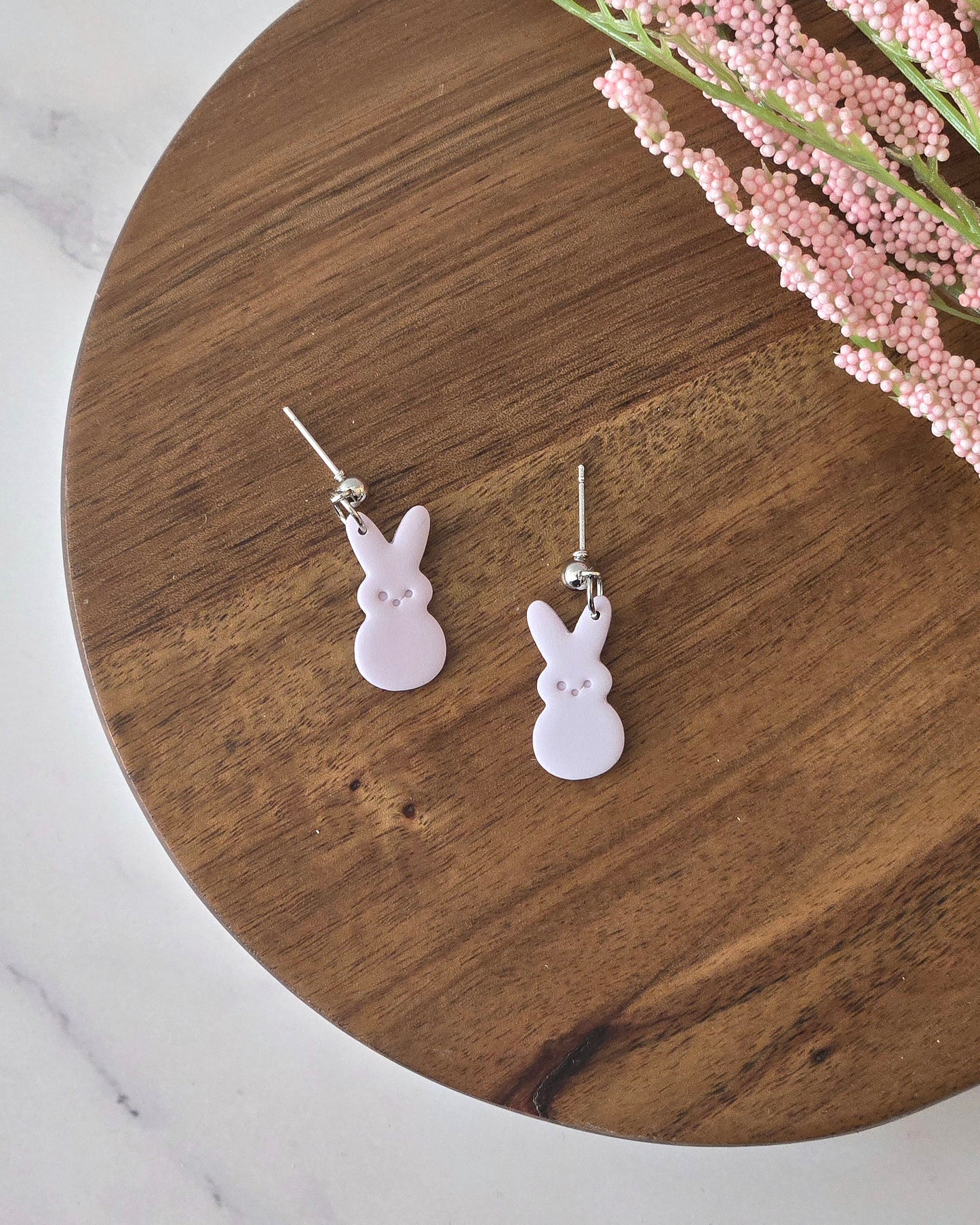 Peep Bunnies | Polymer Clay Earrings