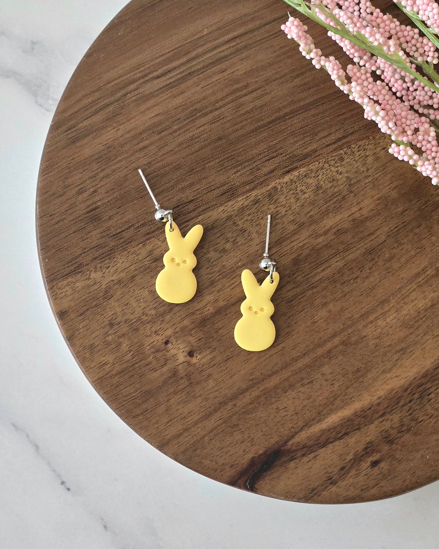 Peep Bunnies | Polymer Clay Earrings