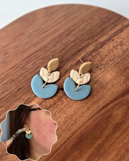 Prairie Sky Dangles | Polymer Clay Earrings