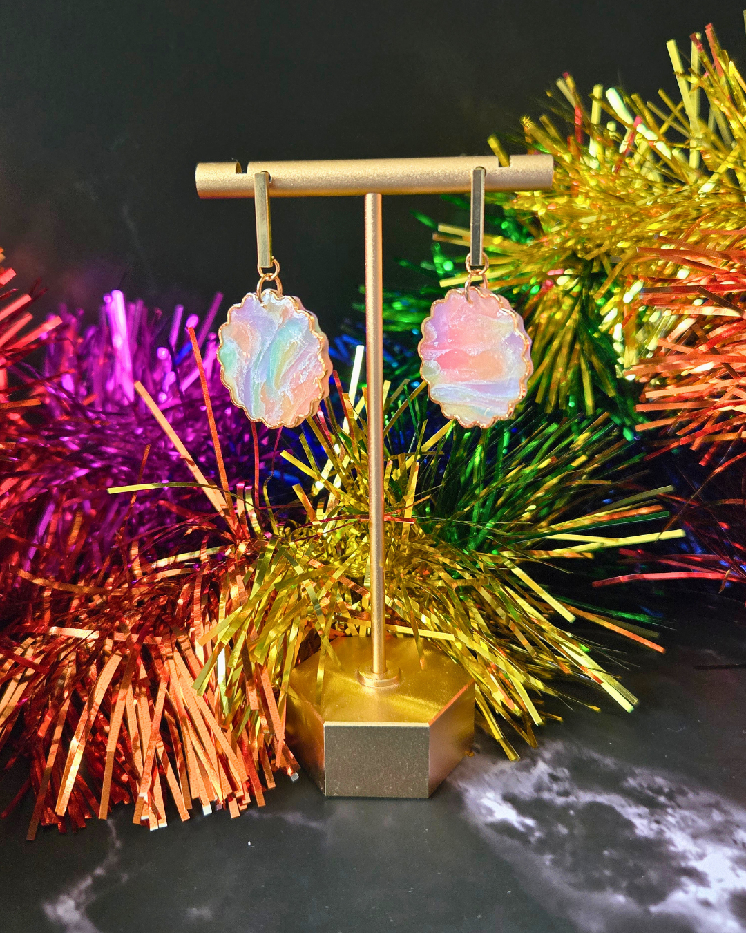 Marble Pride | Polymer Clay Earrings