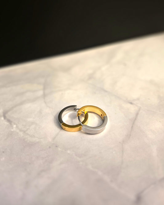Gold & Silver Hoops