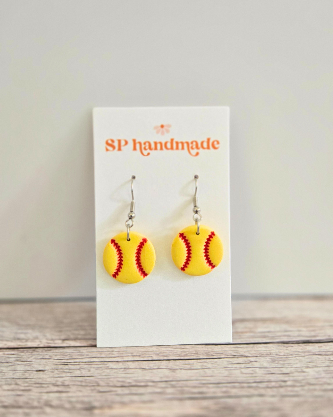 Sports Ball Dangles | Polymer Clay Earrings