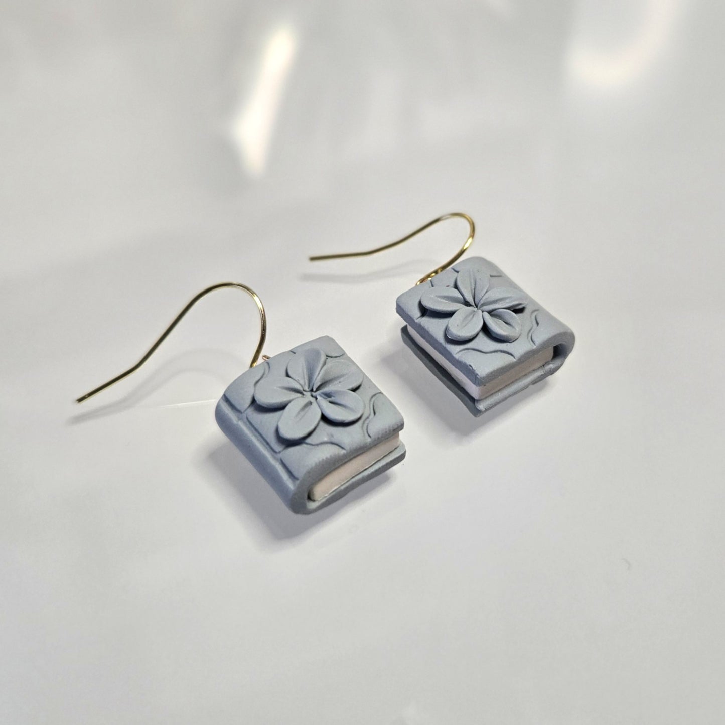 Winter Books | Polymer Clay Earrings
