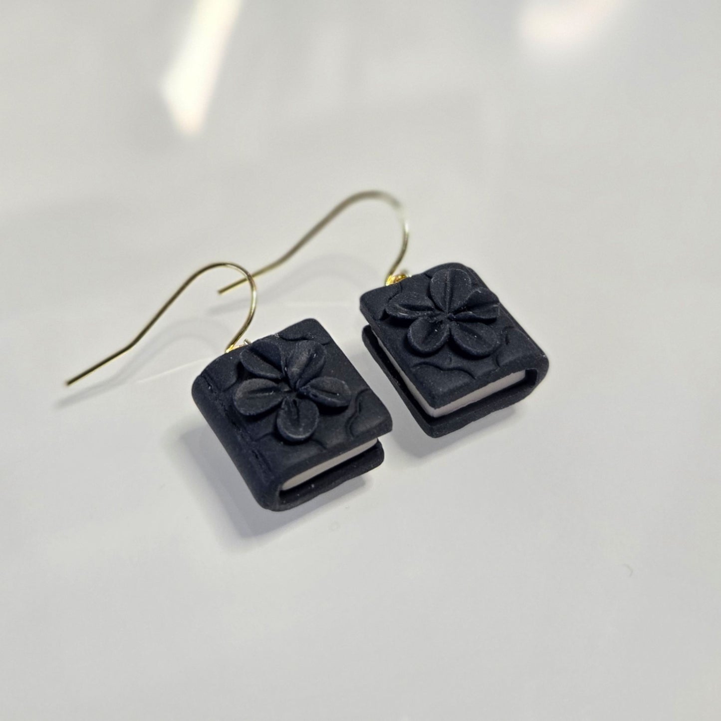 Winter Books | Polymer Clay Earrings