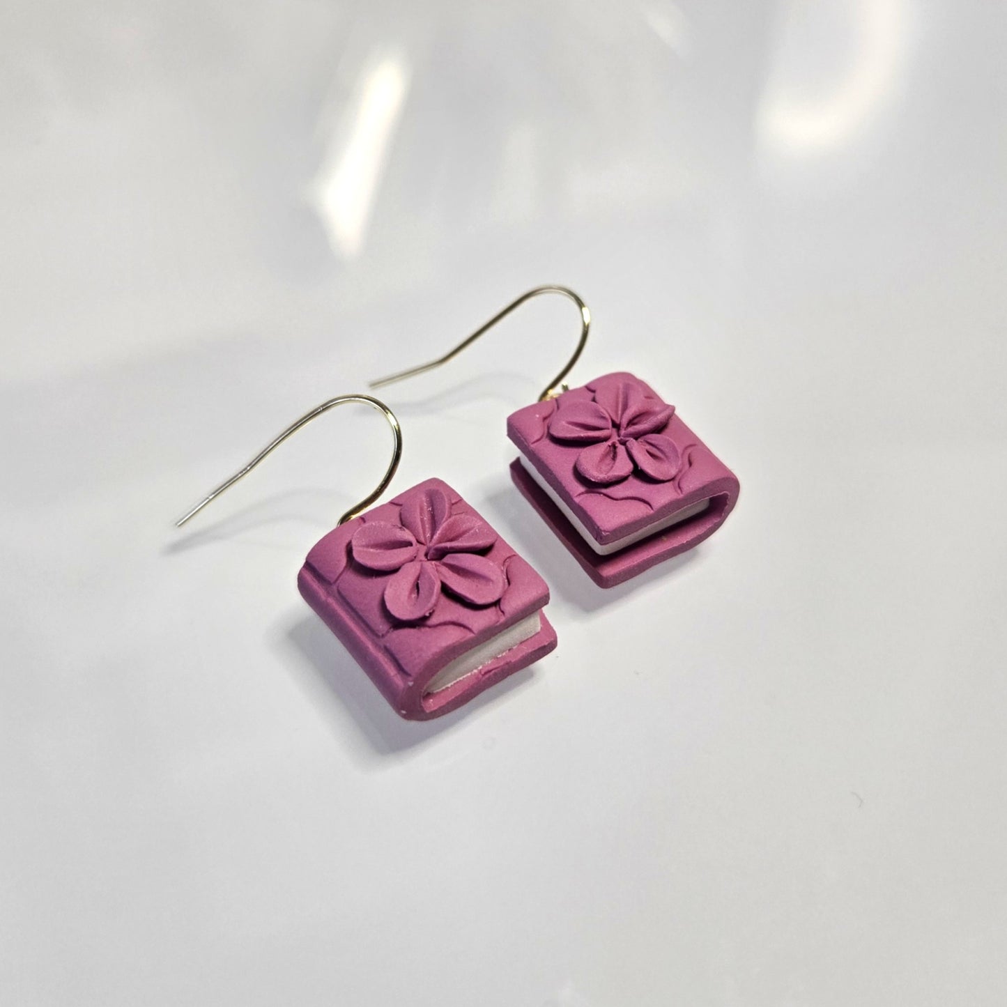 Winter Books | Polymer Clay Earrings