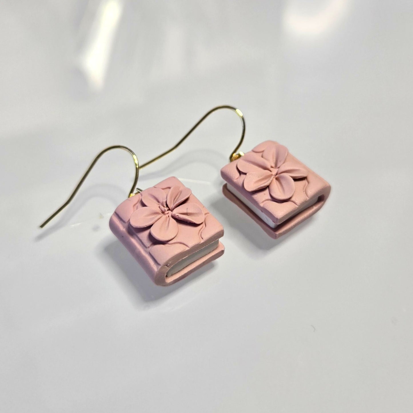 Winter Books | Polymer Clay Earrings