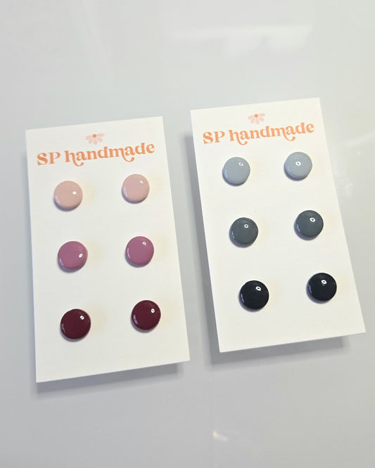 Winter Stud Packs | Polymer Clay Earrings