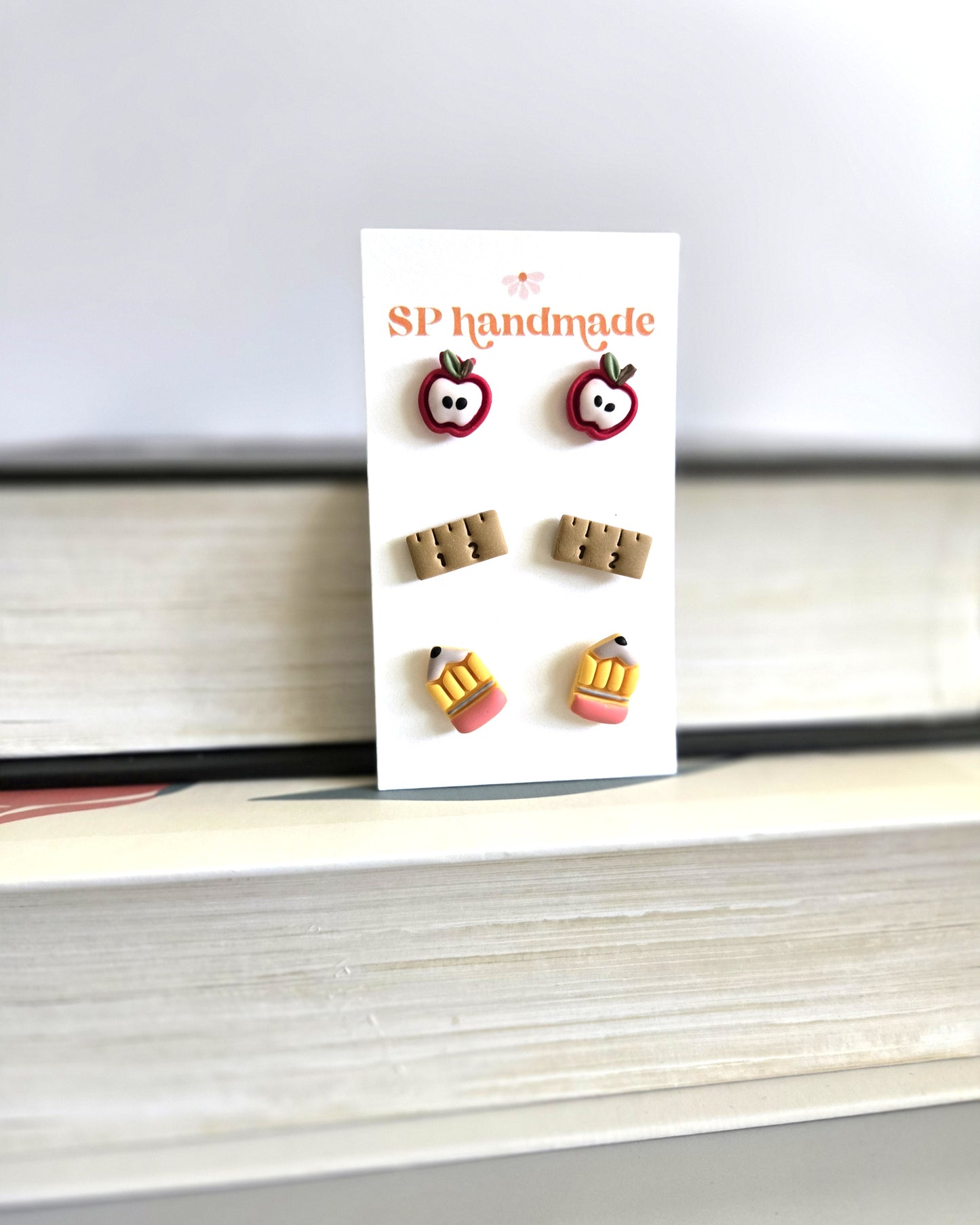 Teacher Essentials Stud Pack | Polymer Clay Earrings