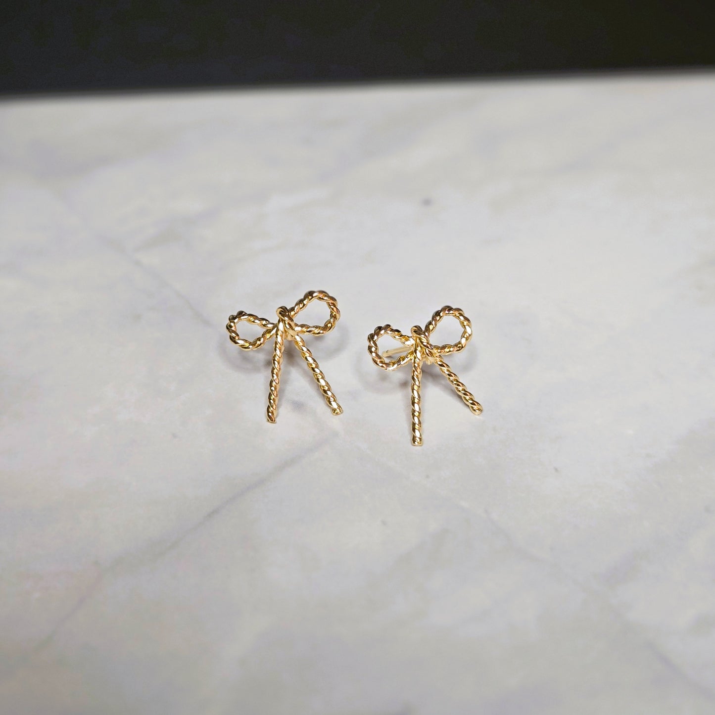 Tied Knot Bow Earrings