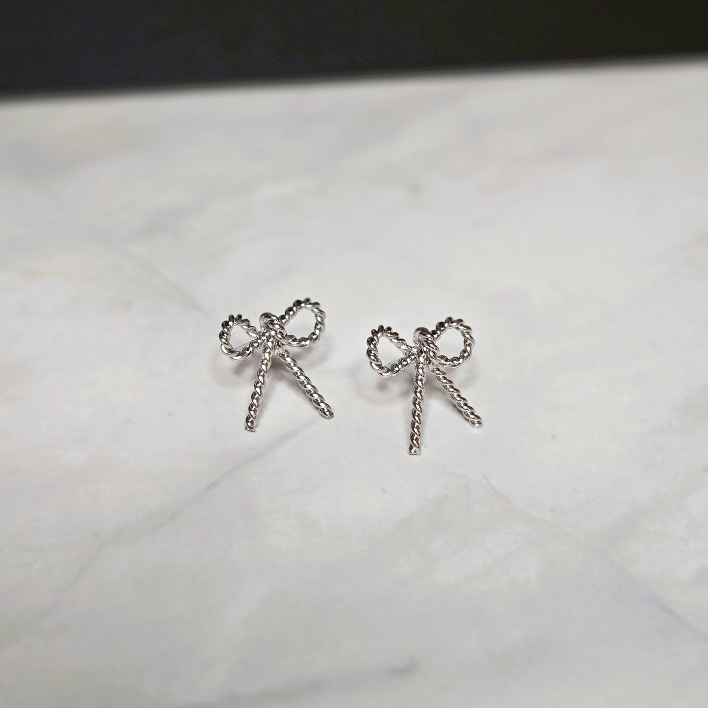 Tied Knot Bow Earrings