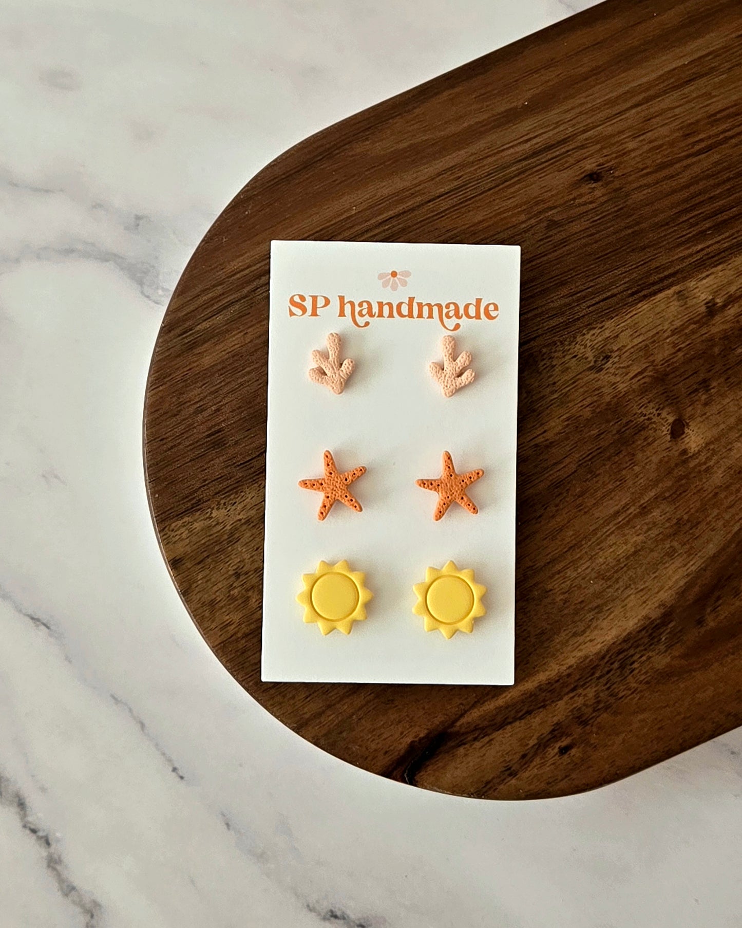 Under the Sea Stud Packs | Polymer Clay Earrings