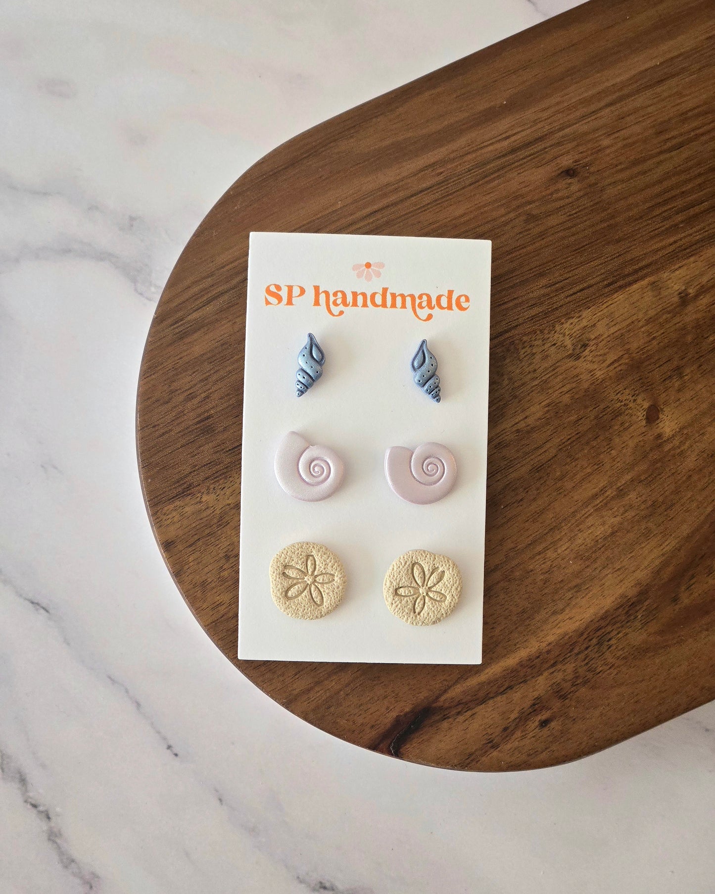 Under the Sea Stud Packs | Polymer Clay Earrings